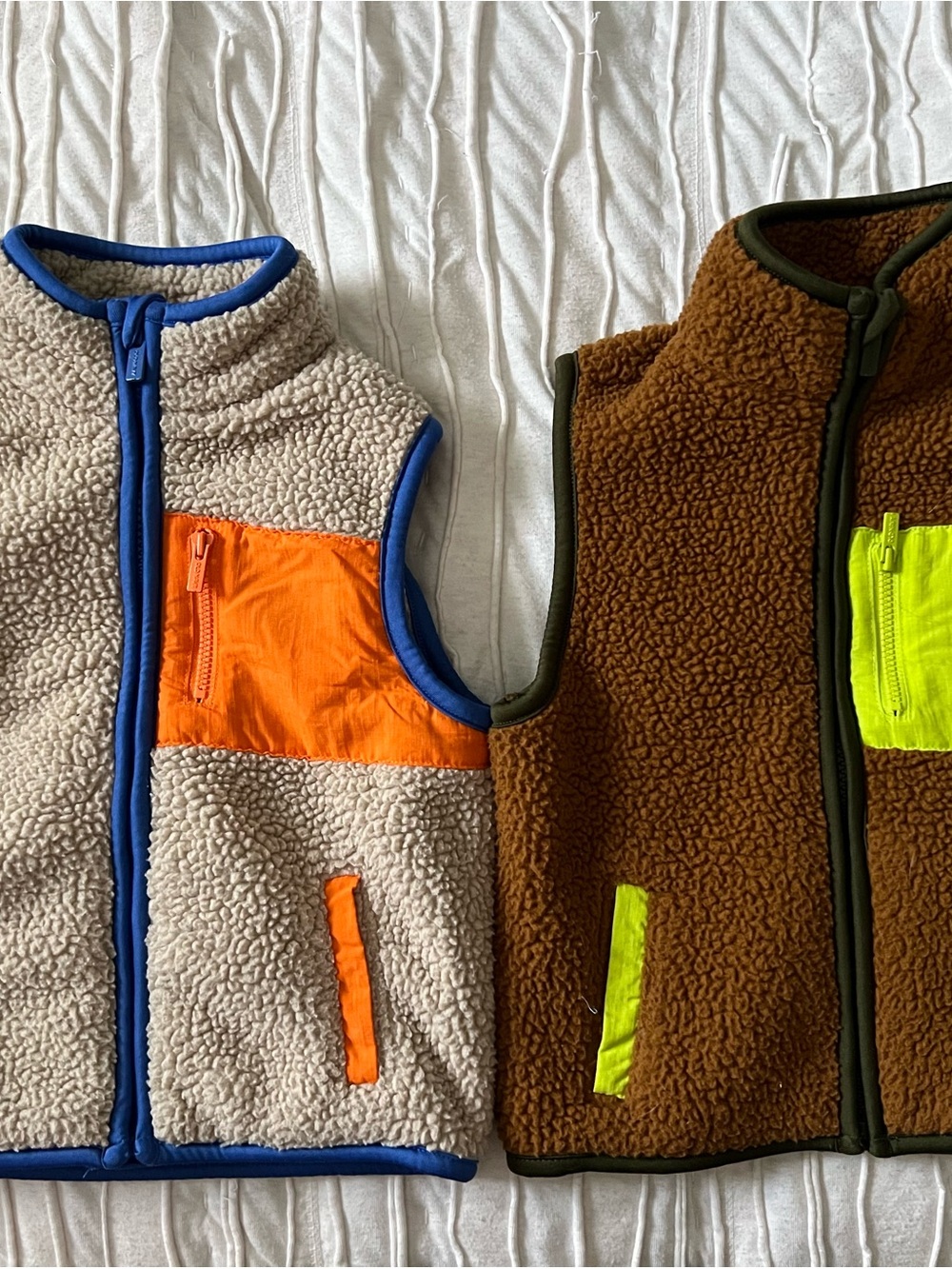 Bundle of Old Navy Fleece Vests 3T